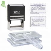 Штамп самонаборный Colop Printer 55-Set-F пластиковый 10/8 строк