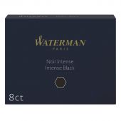Картридж для перьевой ручки сменный Waterman Cartridge Size Standard черный (8 штук в упаковке)