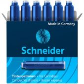 Чернила в патронах Schneider синие (6 штук в упаковке)
