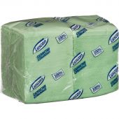 Салфетки бумажные Luscan Profi Pack 1-слойные 24х24 пастель салатовые 400 штук в упаковке