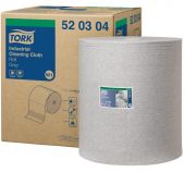 Нетканый материал повышенной прочности для уборки Tork W1/W2/W3 520304 (серый, 361 метр в рулоне)