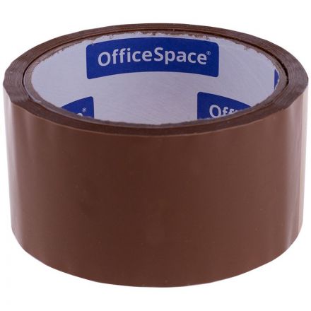 Клейкая лента упаковочная OfficeSpace, 40мм*40м, 40мкм, коричневая