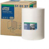 Нетканый материал повышенной прочности для уборки Tork W1/W2/W3 510137 (белый, 152 метра в рулоне)