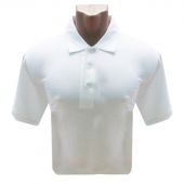 Рубашка Поло (190г.) кор.рукав бел.(L)