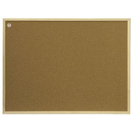 Доска пробковая для объявлений 100x 200 см, коричневая рамка из МДФ, 2х3 OFFICE, (Польша) , TC1020