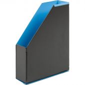Вертикальный накопитель Bantex Модерн картонный голубой ширина 70 мм