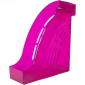 Вертикальный накопитель Attache Яркий Офис пластиковый розовый ширина 95 мм