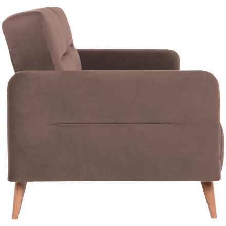 Диван 0MX_ХД Finsoffa HYGGE Relax 3,раскл.2подушки,тк.вел.Formula 225 корич
