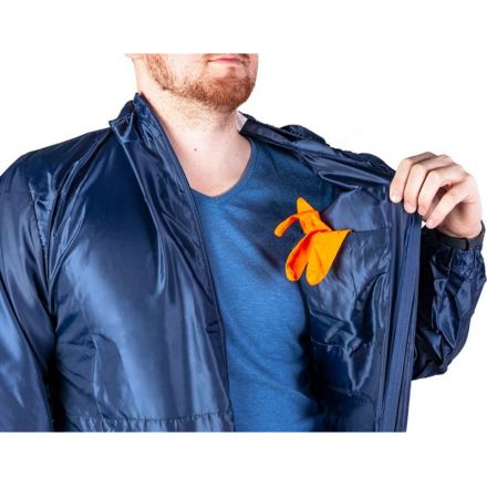 Комбинезон многоразовый защитный с капюшоном Jeta Safety JPC75b синий р. XL