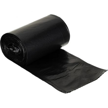 Мешки для мусора ПВД 45л 25мкм 20шт/рул черные 40x90см EcoСlean
