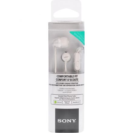 Наушники Sony MDR-EX15AP W закр.типа, белый Наушники Sony MDR-EX15AP W закр.типа, белый