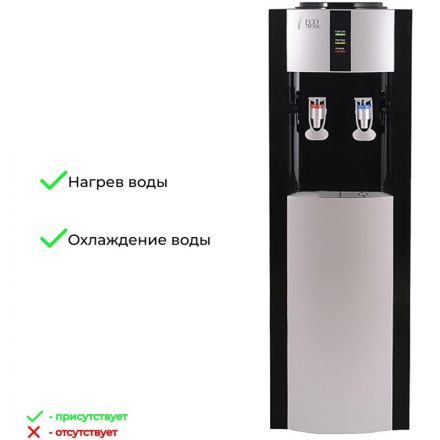 Кулер для воды Ecotronic H1-LE v.2 черный Кулер для воды Ecotronic H1-LE v.2 черный