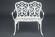 Скамья Secret De Maison Symphonie  алюминиевый сплав, 95х56х92см, butter white