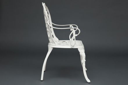 Скамья Secret De Maison Symphonie  алюминиевый сплав, 95х56х92см, butter white