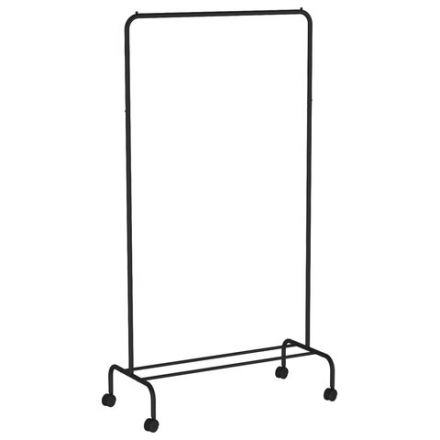 Вешалка для плечиков "Радуга-2", 1520х820х390 мм, передвижная, металл, черная, ВНП 299 Ч Вешалка для плечиков "Радуга-2", 1520х820х390 мм, передвижная, металл, черная, ВНП 299 Ч
