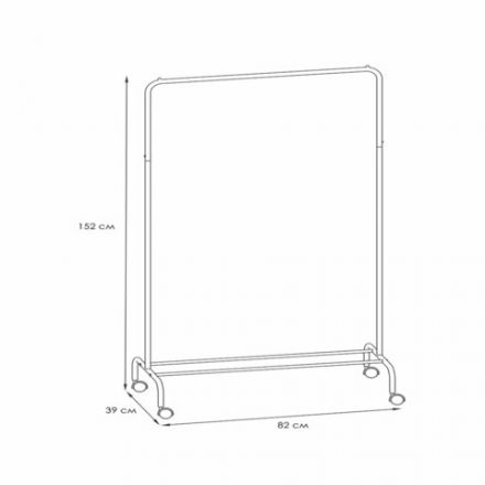 Вешалка для плечиков "Радуга-2", 1520х820х390 мм, передвижная, металл, черная, ВНП 299 Ч Вешалка для плечиков "Радуга-2", 1520х820х390 мм, передвижная, металл, черная, ВНП 299 Ч
