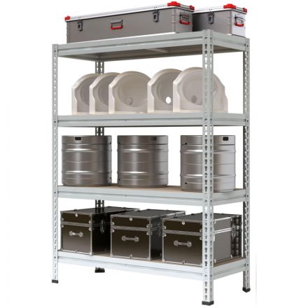 Стеллаж металлический 0MX_P_МС-Т 18764-2.0 с 4-мя полками 1855х785х2000 Стеллаж металлический 0MX_P_МС-Т 18764-2.0 с 4-мя полками 1855х785х2000