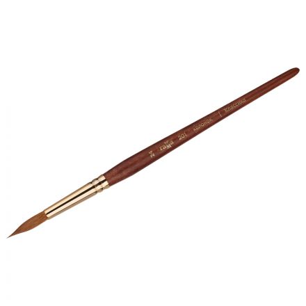 Кисть художественная колонок Гамма "Классика", круглая №24 Кисть художественная колонок Гамма "Классика", круглая №24