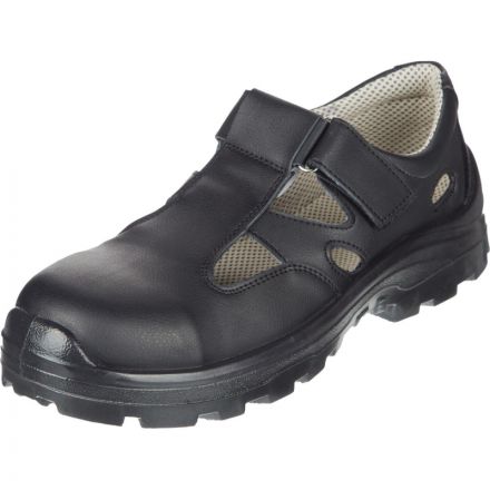 Полуботинки (сандалии)  АЛМИ(арт. 80302-011600) с КП, черные, р.38