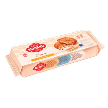 Печенье ЯШКИНО "Дженс", сдобное, со злаками и кокосовой стружкой, 180 г, МП150 Печенье ЯШКИНО "Дженс", сдобное, со злаками и кокосовой стружкой, 180 г, МП150