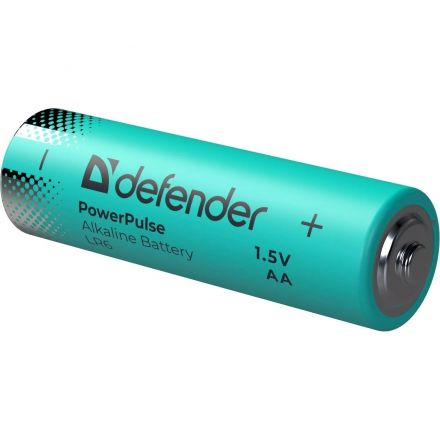 Батарейка DEFENDER алкалиновая LR6-40box AA, бокс 40шт/уп PowerPulse