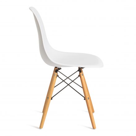Стул Tetchair CINDY (EAMES) (mod. 1801) дерево бук/металл/сиденье пластик, 45x51x82 см, White (белый) Стул Tetchair CINDY (EAMES) (mod. 1801) дерево бук/металл/сиденье пластик, 45x51x82 см, White (белый)