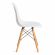 Стул Tetchair CINDY (EAMES) (mod. 1801) дерево бук/металл/сиденье пластик, 45x51x82 см, White (белый)