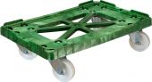 Тележка 600х400 полиамидные колеса, Россия  зелёный