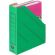 Вертикальный накопитель Attache картонный зеленый ширина 75 мм (2 штуки в упаковке)