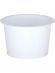 Контейнер п/п 0,175л. круглый, под запайку, с белой крышкой цв. белый Контейнер п/п 0,175л. круглый, под запайку, с белой крышкой цв. белый