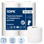 Бумага туалетная Tork T4 2сл бел вторич 23м 184л 4рул/уп 24уп/блок 120158