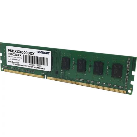 Модуль памяти Patriot DDR3 DIMM 4Gb 1333МГц CL9 (PSD34G13332) Модуль памяти Patriot DDR3 DIMM 4Gb 1333МГц CL9 (PSD34G13332)