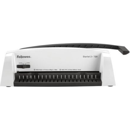 Переплетная машина д/пласт.пружины FELLOWES STARLET 2+, пробивает до 12 л., сшивает до 120 л., FS-52279 Переплетная машина д/пласт.пружины FELLOWES STARLET 2+, пробивает до 12 л., сшивает до 120 л., FS-52279