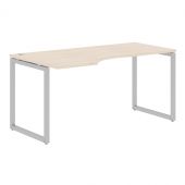 Стол эргономичный XQCET 169(L) Бук Тиара/Алюминий 1600х900х750 Стол эргономичный XQCET 169(L) Бук Тиара/Алюминий 1600х900х750