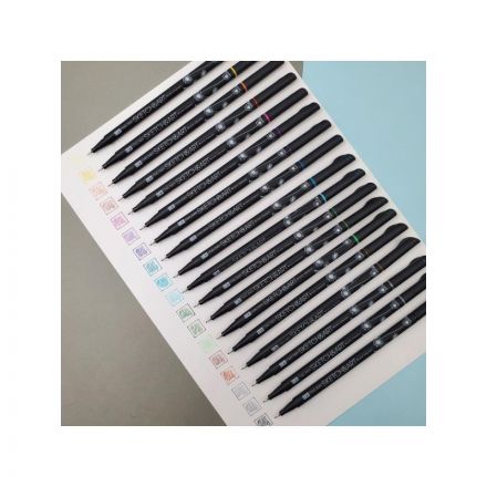 Набор линеров для скетчинга SKETCH&ART BLACK EDITION 0,36мм 12цв 36-0017 Набор линеров для скетчинга SKETCH&ART BLACK EDITION 0,36мм 12цв 36-0017