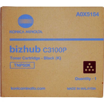 Тонер-картридж Konica Minolta TNP-50K чер. для bizhub C3100P (A0X5154)