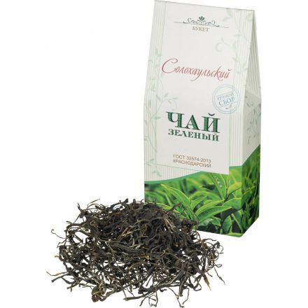 Чай Солохаульский зеленый, к/л, 40г