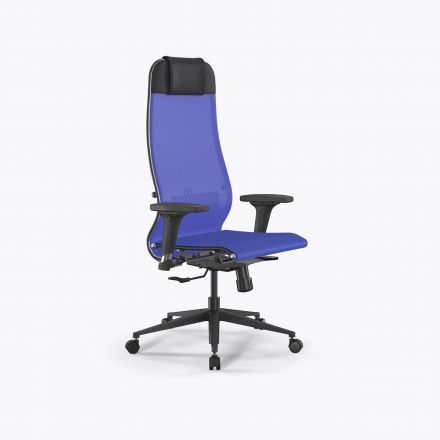 Кресло ErgoLife Set 4/подл.200/осн.Synchro 002 Васильковый