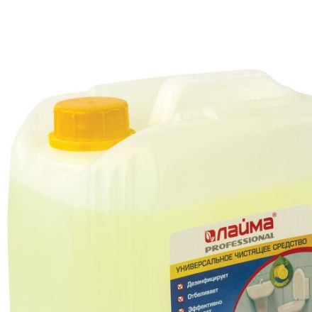 Чистящее средство 5 кг, LAIMA PROFESSIONAL "Лимон", дезинфицирующий и отбеливающий эффект, 602302