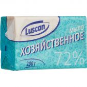 Мыло хозяйственное 72% Luscan в обертке 200г Мыло хозяйственное 72% Luscan в обертке 200г