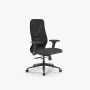 Кресло SynchroSit 8 B2-9D - X2+Bahama /Uh00/Wh12/D02P(M18.B11.G19.W02) Черный-Тем.серый Кресло SynchroSit 8 B2-9D - X2+Bahama /Uh00/Wh12/D02P(M18.B11.G19.W02) Черный-Тем.серый