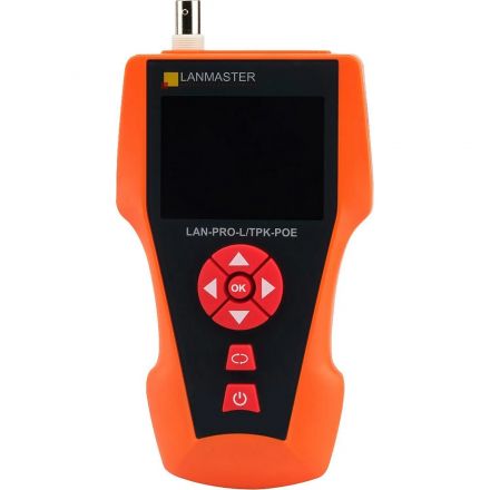 Тестер LANMASTER LAN-PRO-L/TPK-POE-8R с изм. длины, трассировкой и опр. POE Тестер LANMASTER LAN-PRO-L/TPK-POE-8R с изм. длины, трассировкой и опр. POE