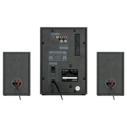 Колонки компьютерные SVEN MS-1821, 2.1, 44 Вт, Bluetooth, FM, USB, SD, черные, SV-020, SV-020774 Колонки компьютерные SVEN MS-1821, 2.1, 44 Вт, Bluetooth, FM, USB, SD, черные, SV-020, SV-020774