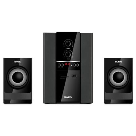 Колонки компьютерные SVEN MS-1821, 2.1, 44 Вт, Bluetooth, FM, USB, SD, черные, SV-020, SV-020774 Колонки компьютерные SVEN MS-1821, 2.1, 44 Вт, Bluetooth, FM, USB, SD, черные, SV-020, SV-020774