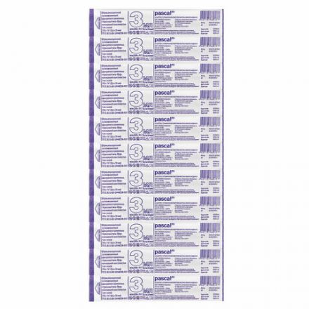 Шприц 3-х компонентный PASCAL, 3 мл, КОМПЛЕКТ 100 шт. в пакете, игла 0,6х30 - 23G, 120305
