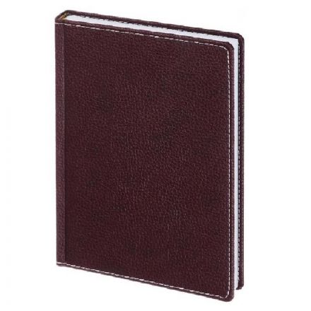 Ежедневник недатированный Attache Bizon A5 176 листов бордовый (142x210 мм)