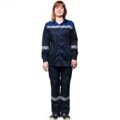 Костюм рабочий летний жен. л20-КБР син/вас (р.48-50) 170-176 (Арсенал-СП) Костюм рабочий летний жен. л20-КБР син/вас (р.48-50) 170-176 (Арсенал-СП)