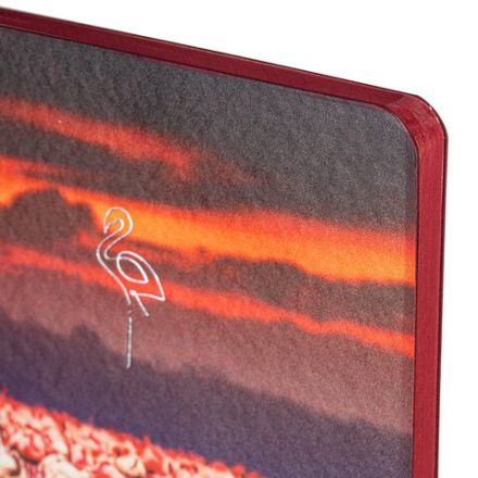 Блокнот МАЛЫЙ ФОРМАТ (100х150 мм) А6, BRAUBERG VISTA "Flamingo", под кожу, гибкий, тиснение фольга, 80 л., 112099 Блокнот МАЛЫЙ ФОРМАТ (100х150 мм) А6, BRAUBERG VISTA "Flamingo", под кожу, гибкий, тиснение фольга, 80 л., 112099