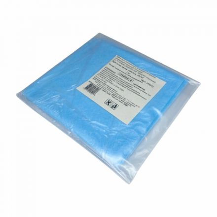 Простыня стерил. 140x70см спанбонд пл.25, голубой, 1шт, 4722/1