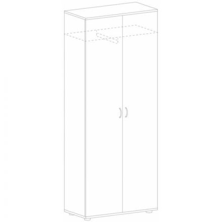 Гардероб MS_Агат АЯ-19 ясень шимо